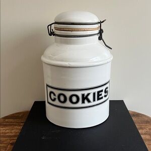 Vintage rare mid century Baldelli Pottery Italy ceramic cookie jar